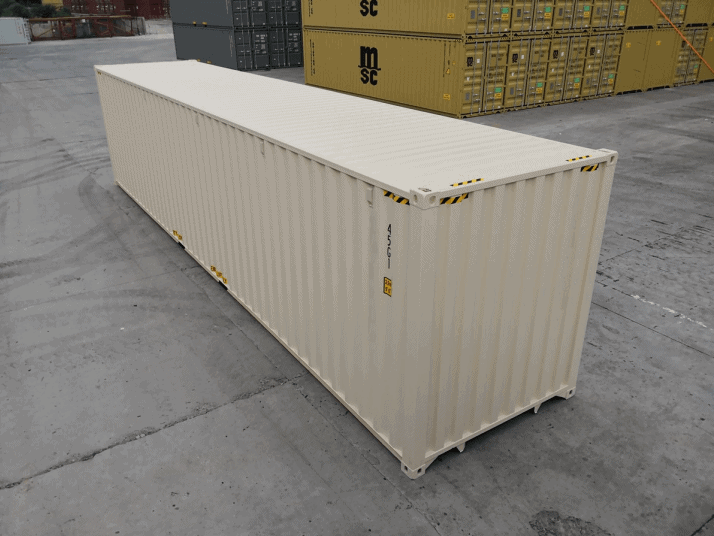 New 40ft high cube one-trip container