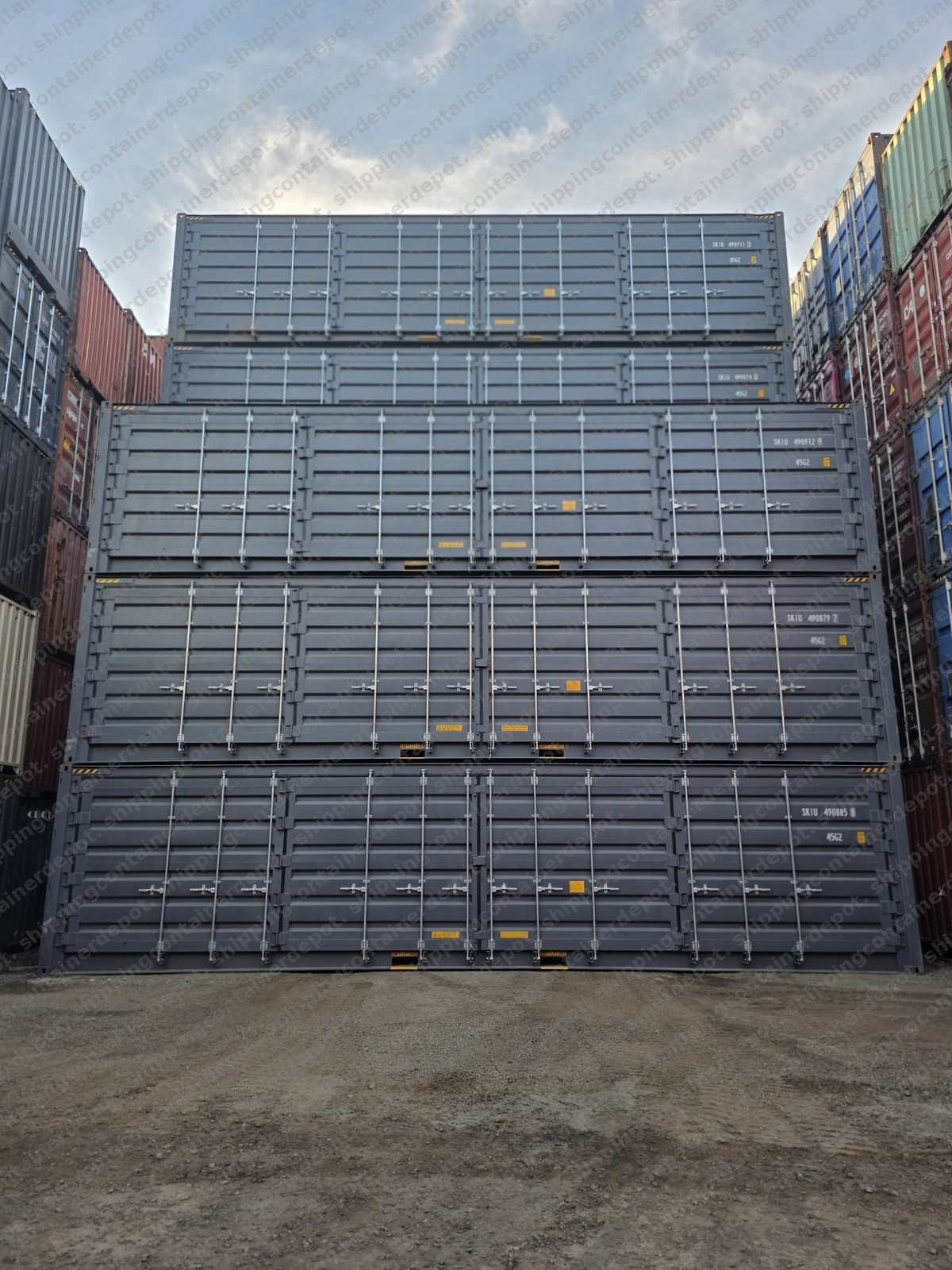 40ft high cube full open side containers new