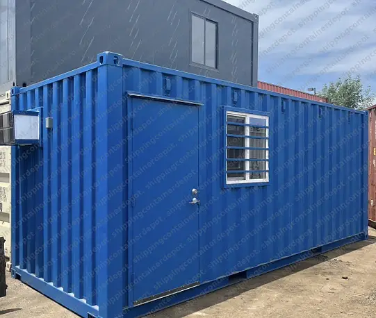 Modified shipping container builds