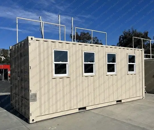 Modified shipping container
