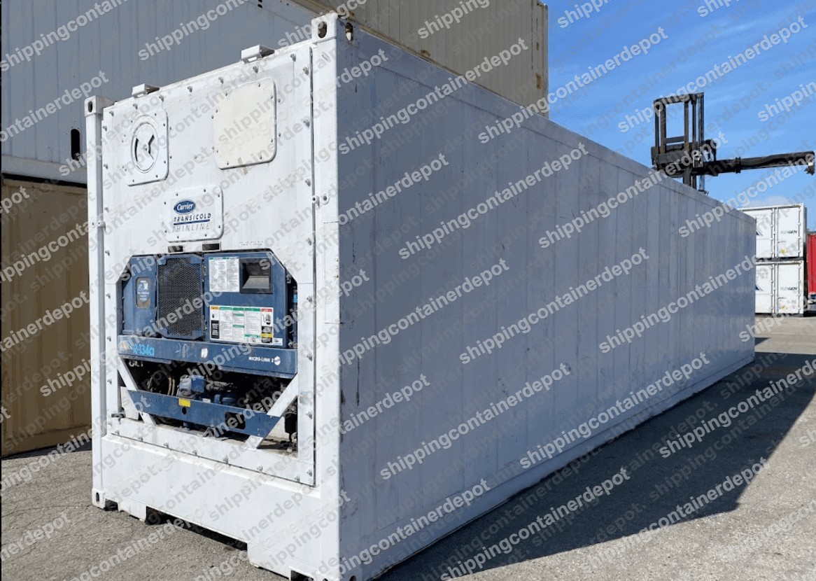 Used 40ft high cube refrigerated container