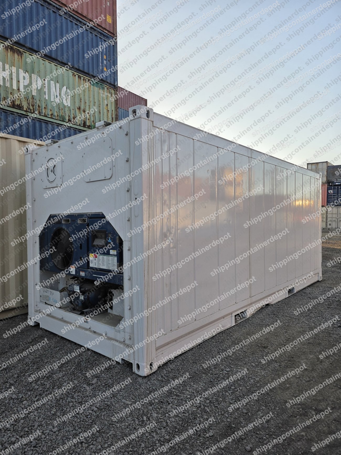 Refrigerated container reefer cooling unit