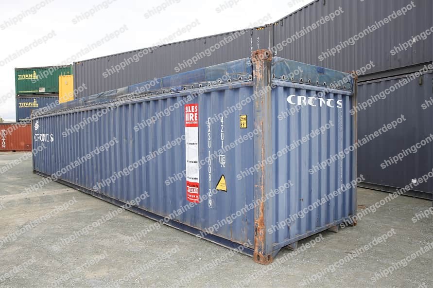 Used 40ft open top container