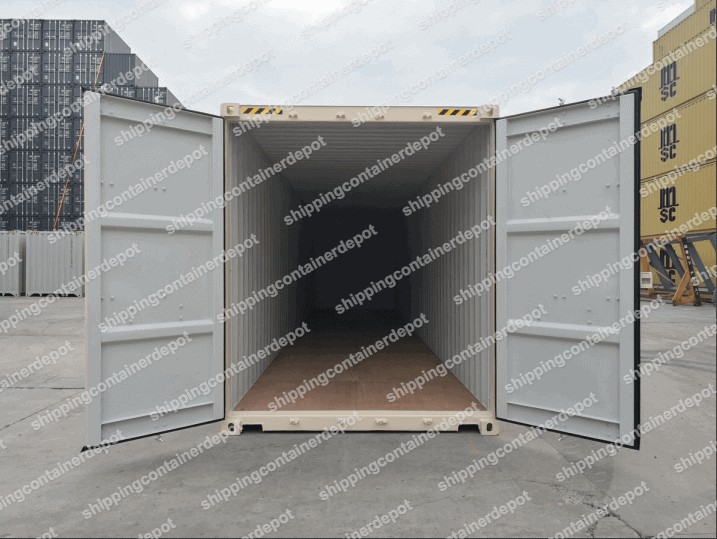 New 40ft one-trip container ready to deliver