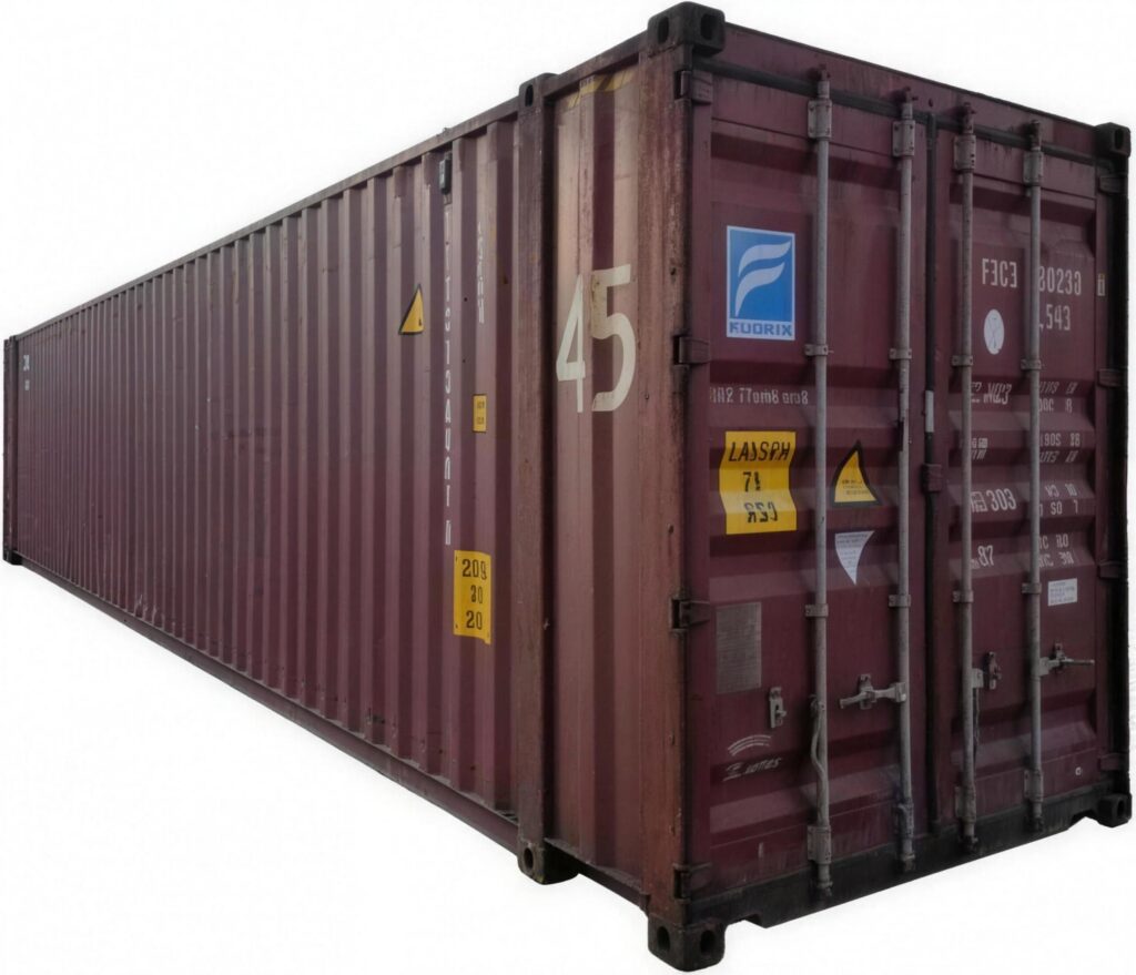 Used 40 ft high cube shipping container
