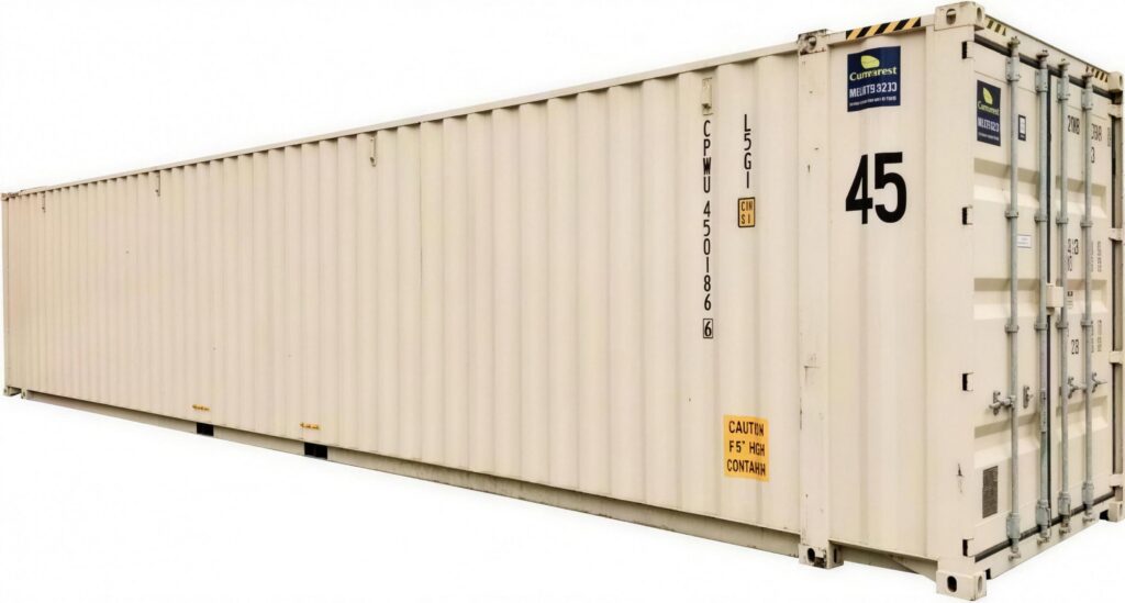 45 ft high cube shipping container