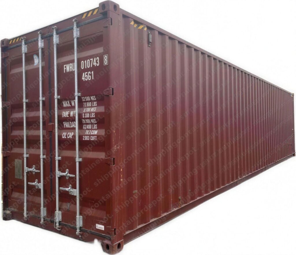 Used cargo worthy shipping container
